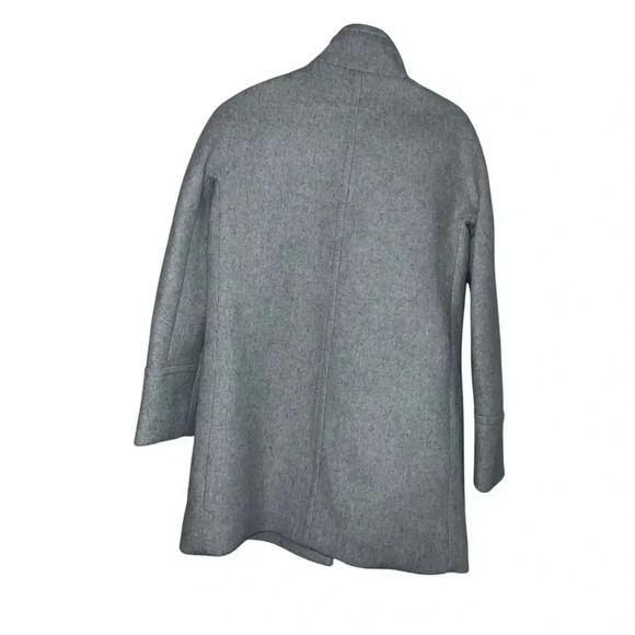 J CREW Women's  GrayCoat Re-imagined Size  2 zip Up Style - Picture 3 of 6
